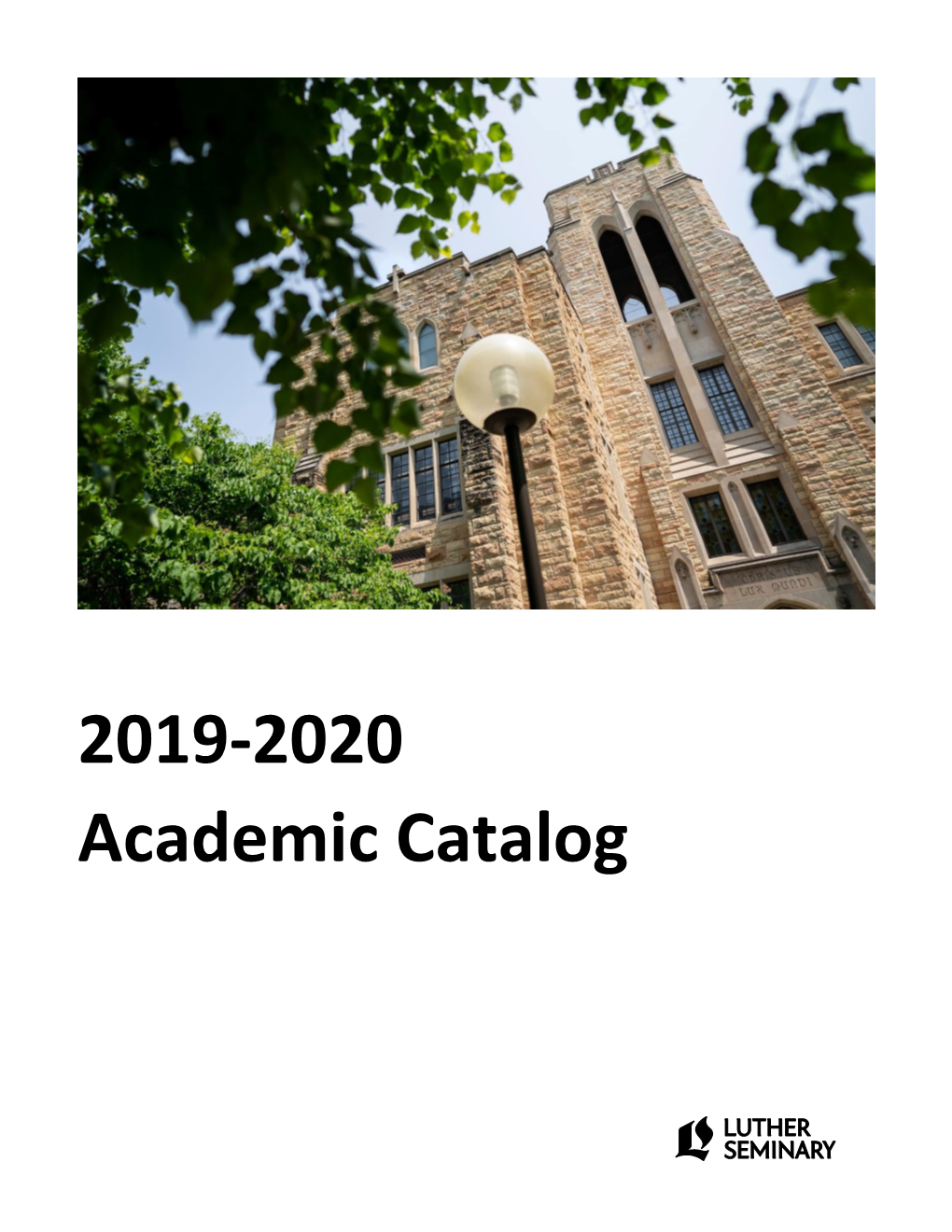 2019-2020 Academic Catalog