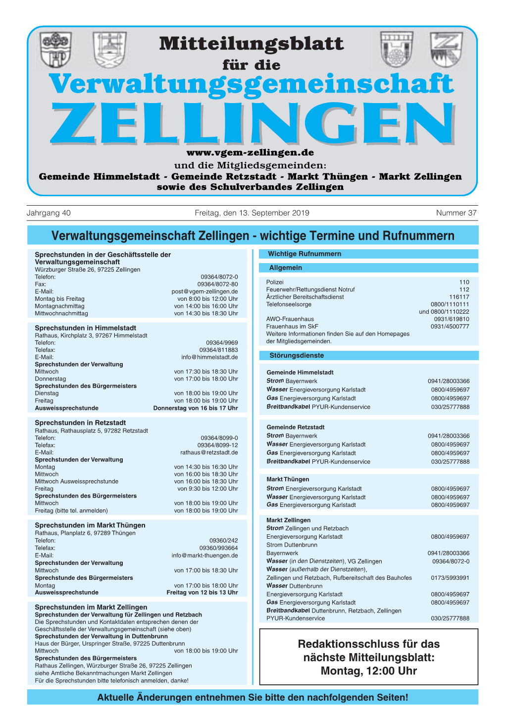 Verwaltungsgemeinschaft Zellingen