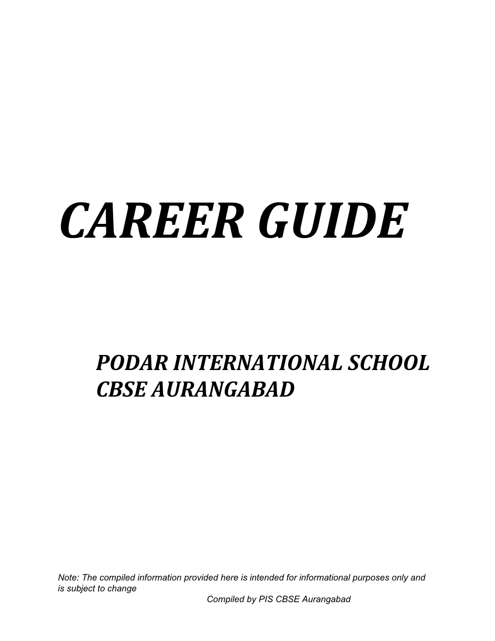 Career Guide