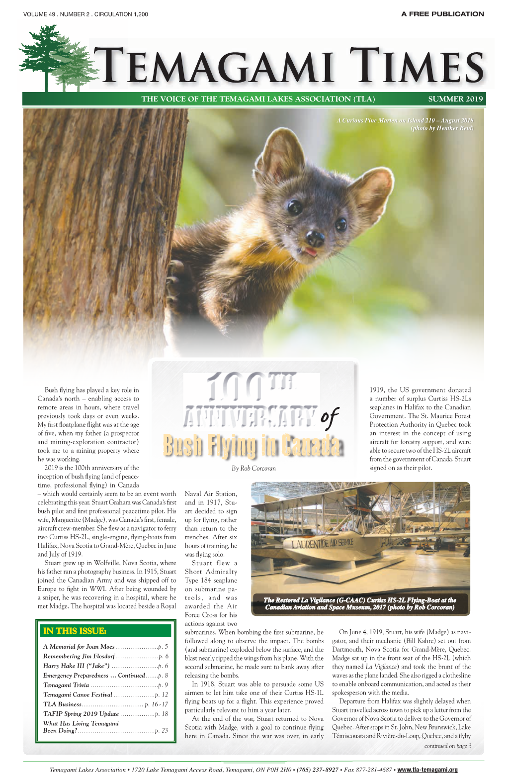 Temagami Times – Summer 2019
