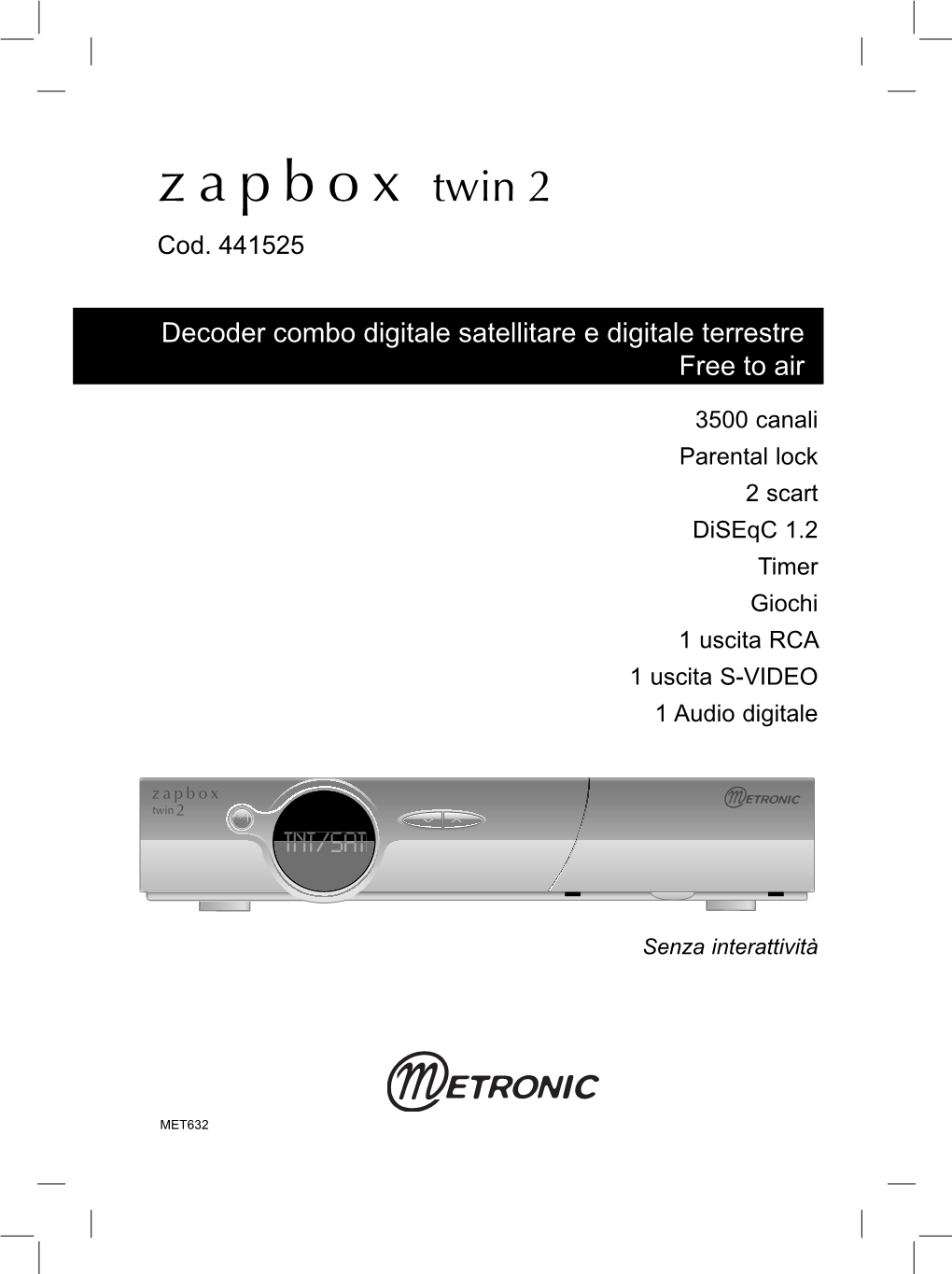 Zapbox Twin 2 Cod