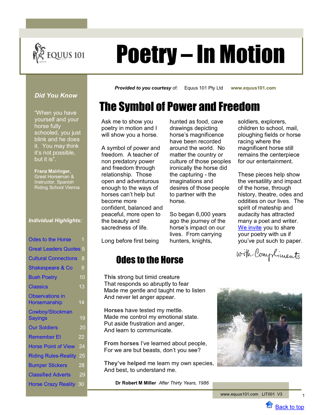 Poetry – in Motion