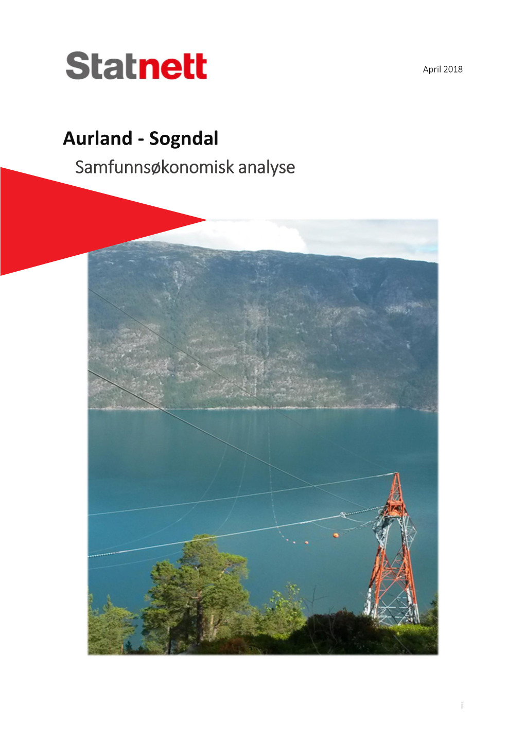 Aurland - Sogndal Samfunnsøkonomisk Analyse