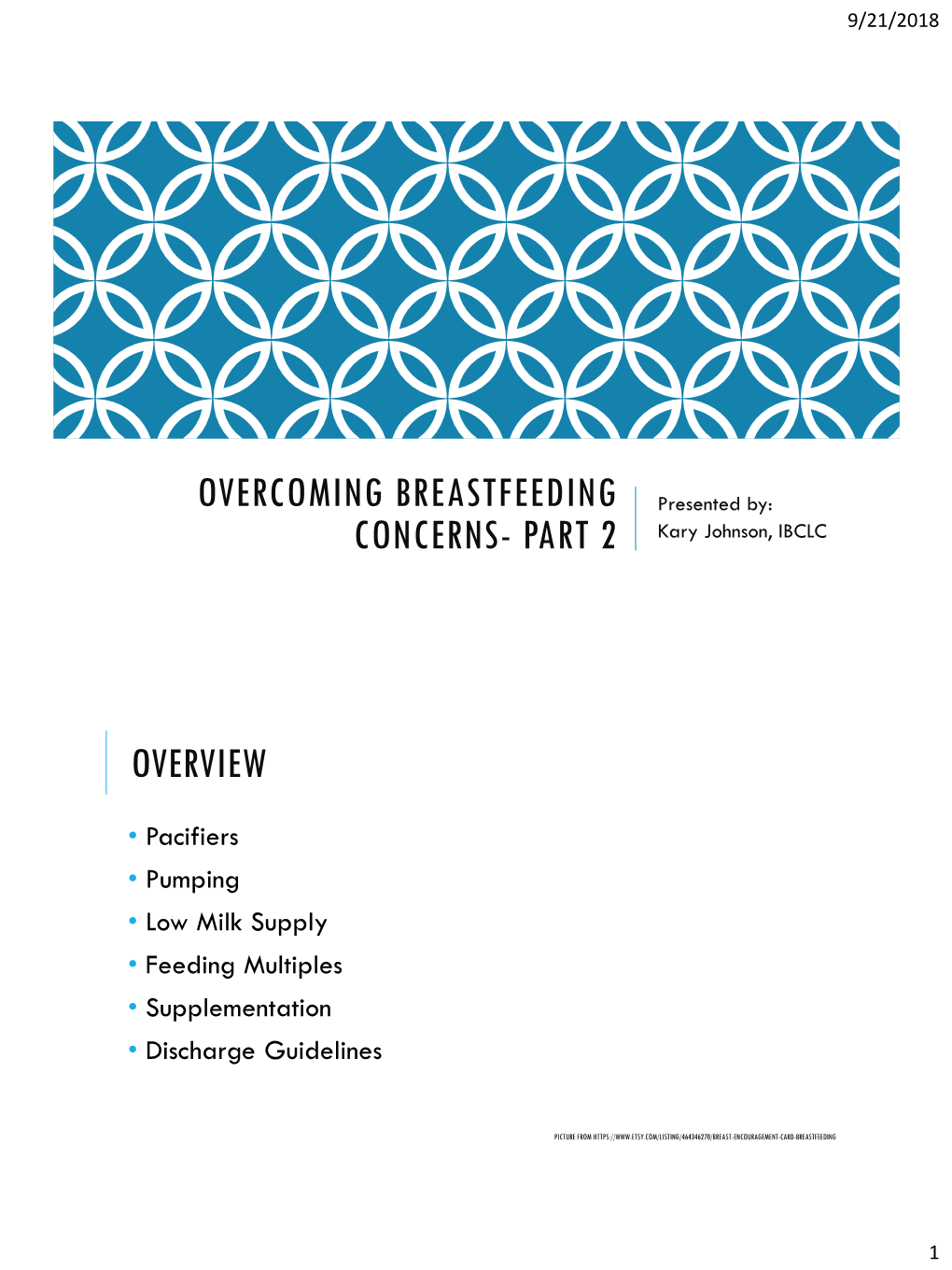 Overcoming Breastfeeding Concerns- Part 2