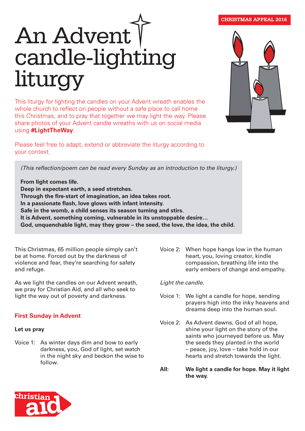 An Advent Candle-Lighting Liturgy