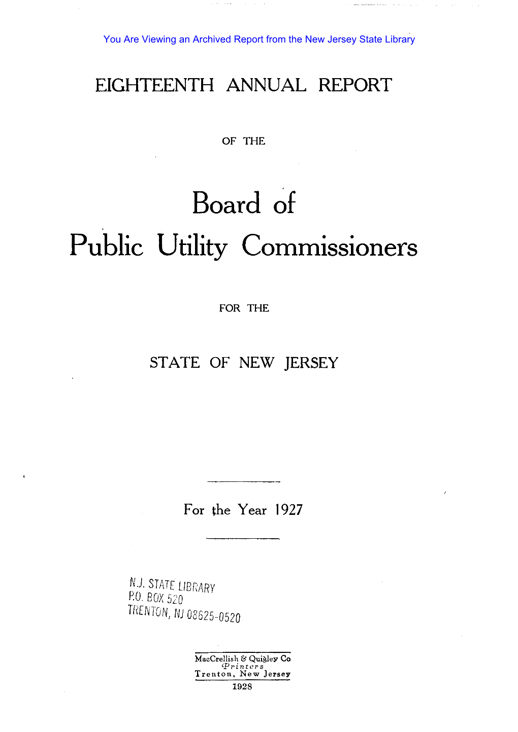 Board ~F Public Utility Commissioners