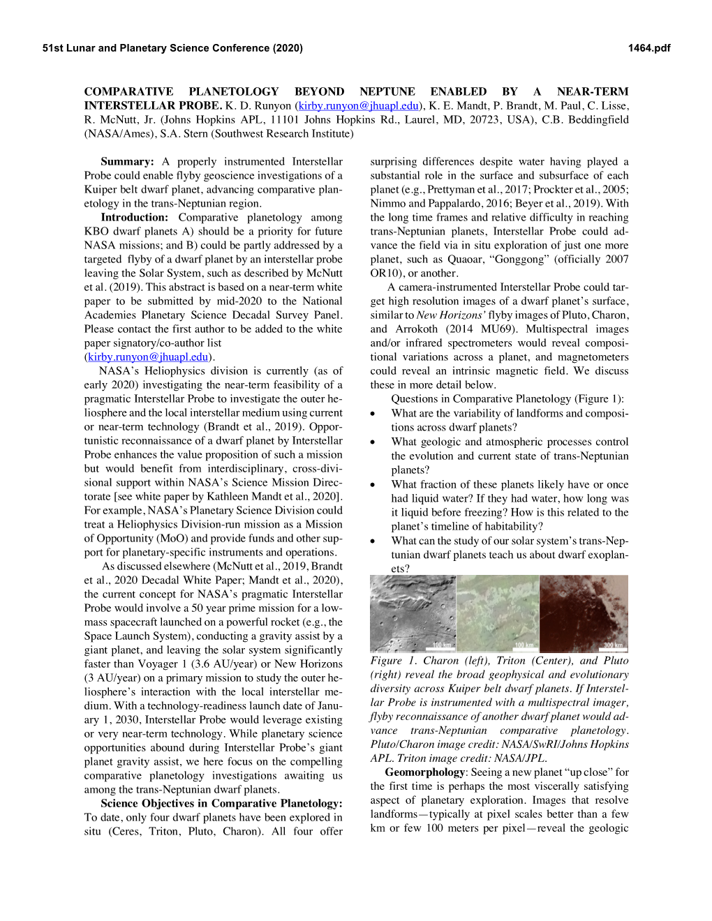 Comparative Planetology Beyond Neptune Enabled by a Near-Term Interstellar Probe