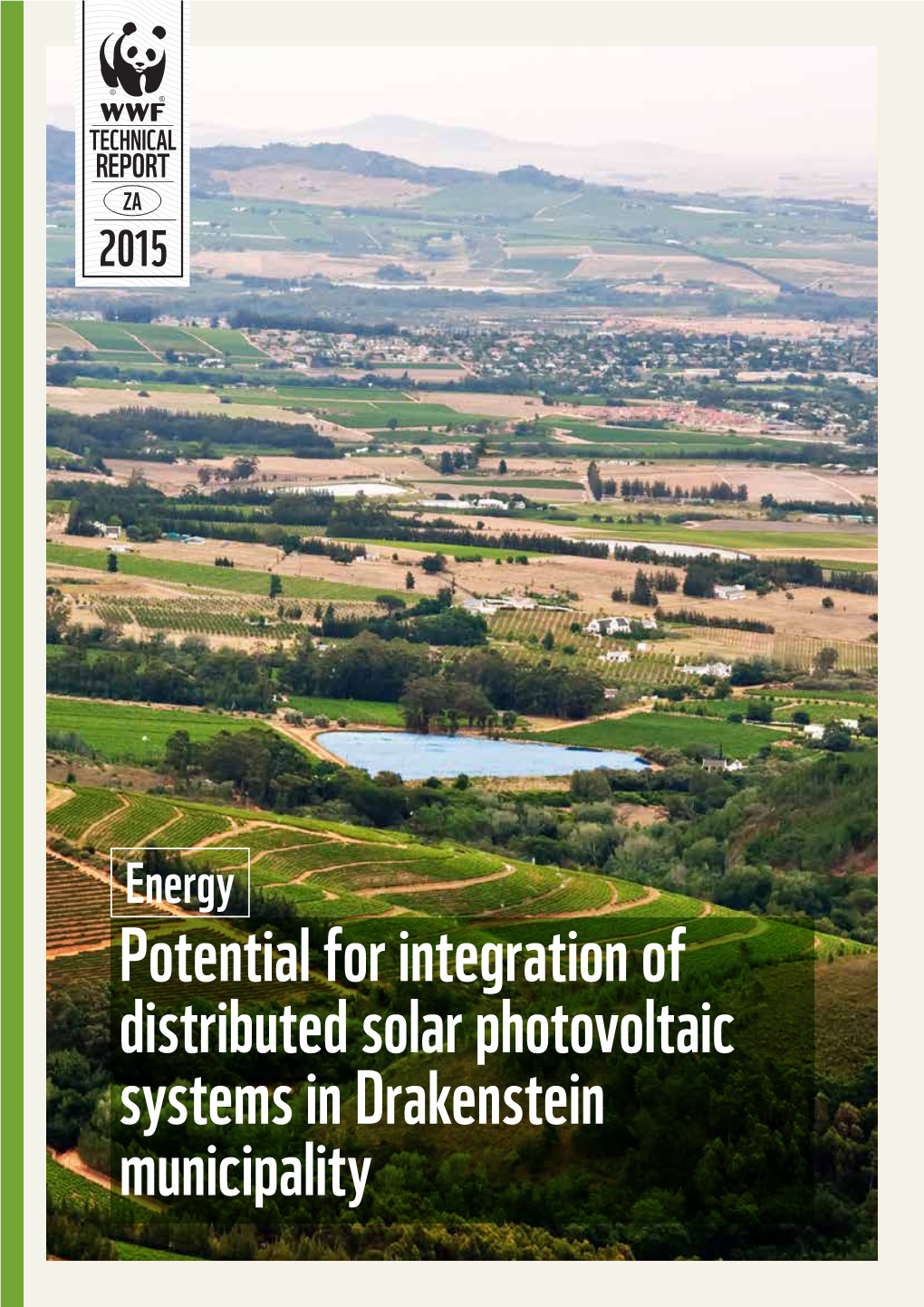 Potential for Integration of Distributed Solar Photovoltaic Systems in Drakenstein Municipality EXECUTIVE SUMMARY