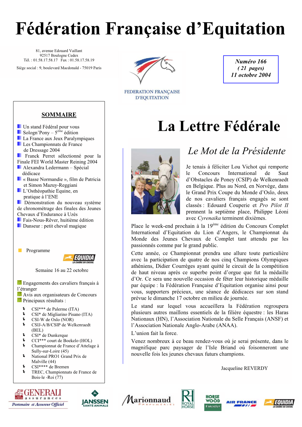 Fédération Française D'equitation