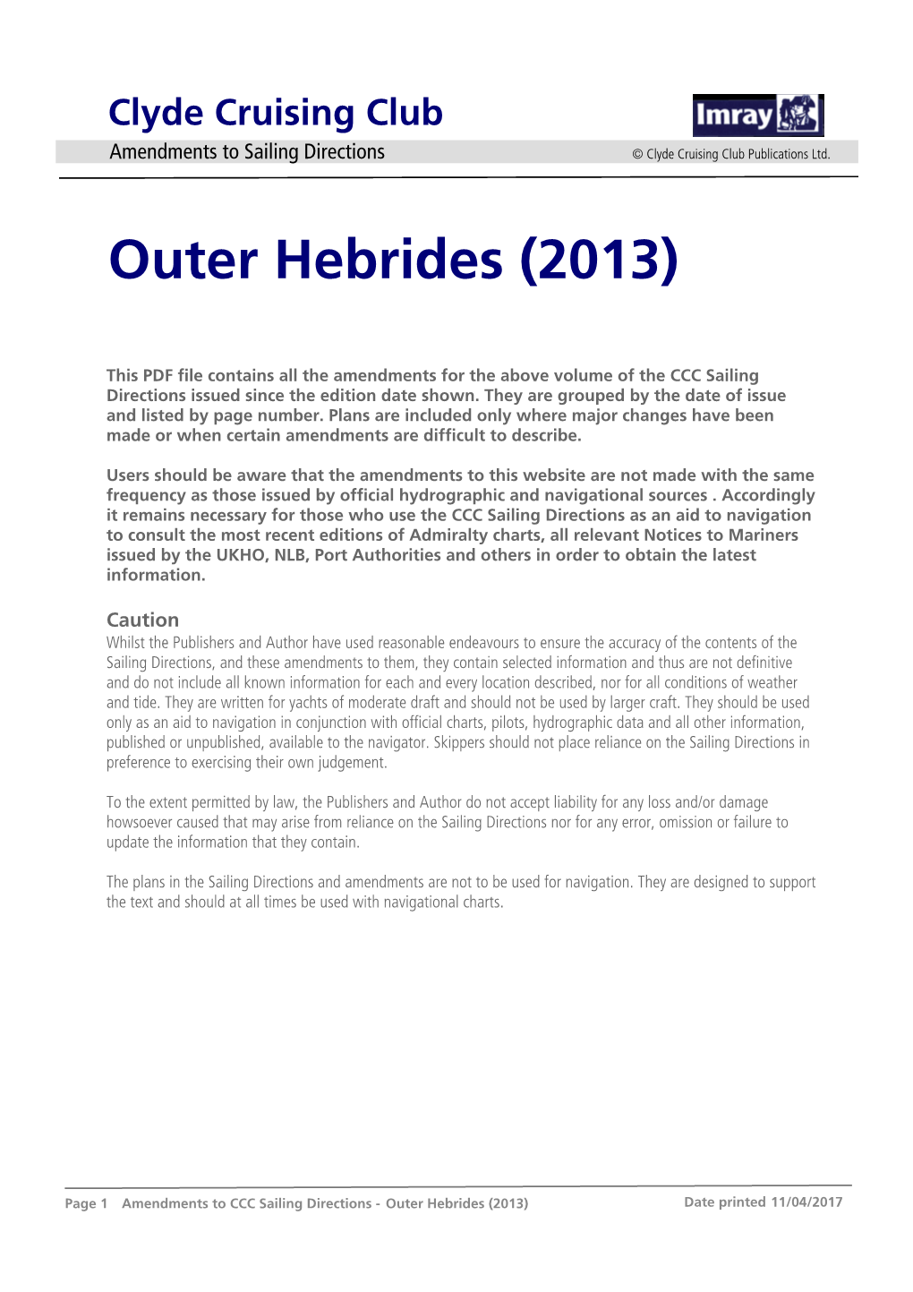 Outer Hebrides (2013)