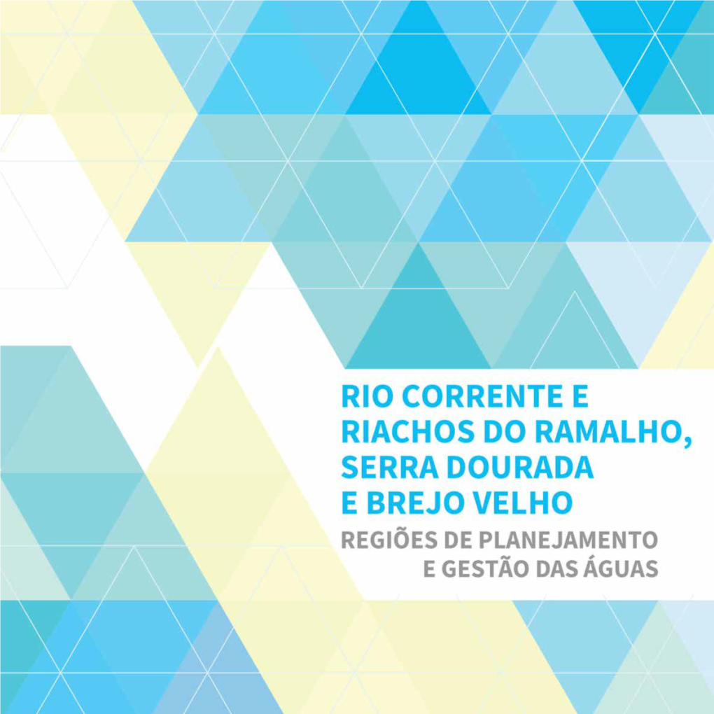 Rio Corrente E Riachos Do Ramalho, Serra Dourada E Brejo Velho REGIÕES DE PLANEJAMENTO E GESTÃO DAS ÁGUAS