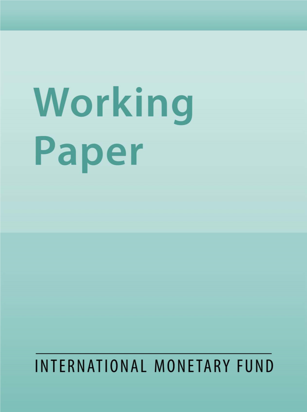 WP/02/96 IMF Working Paper