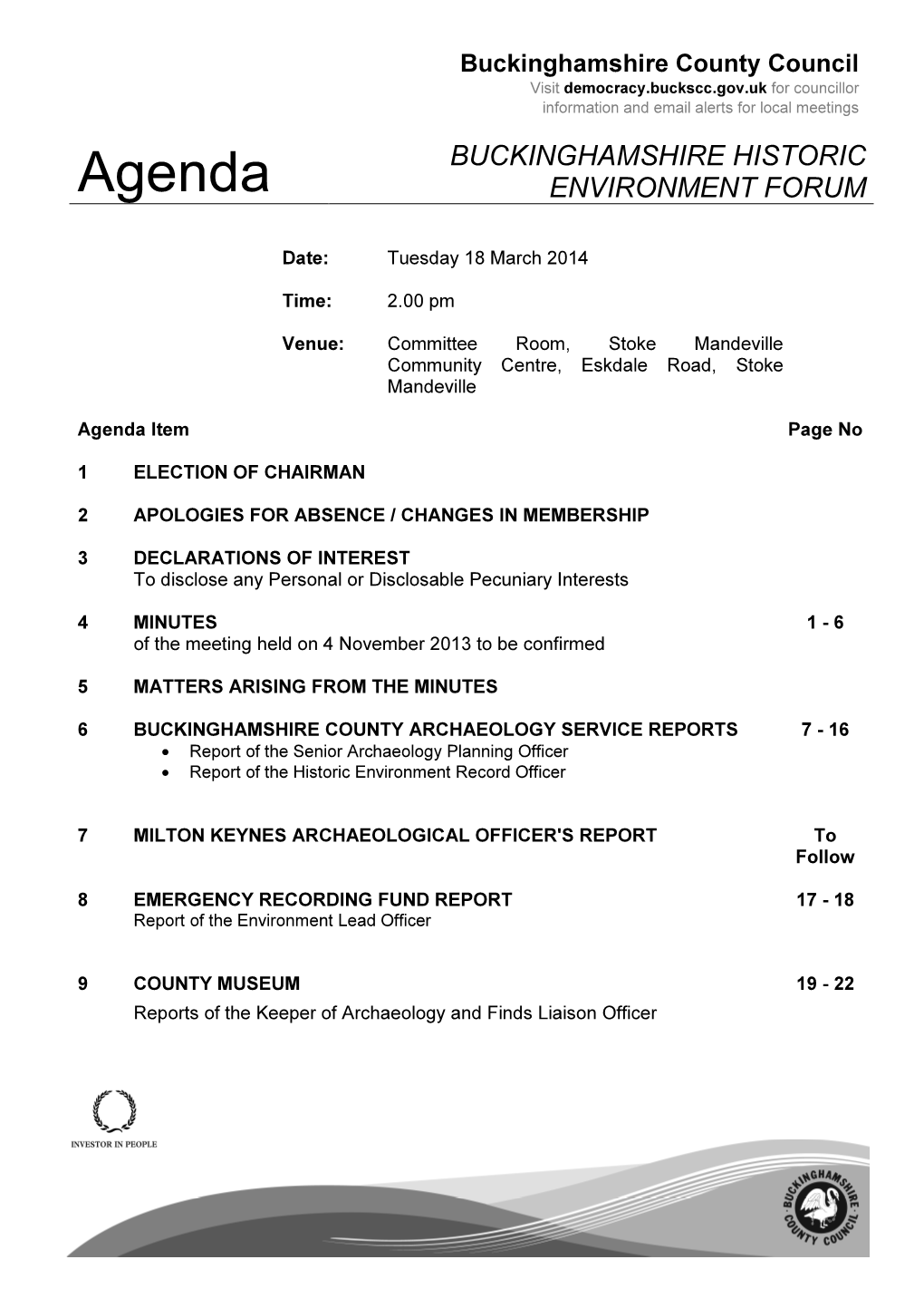 Agenda Reports Pack (Public) 18/03/2014, 14.00