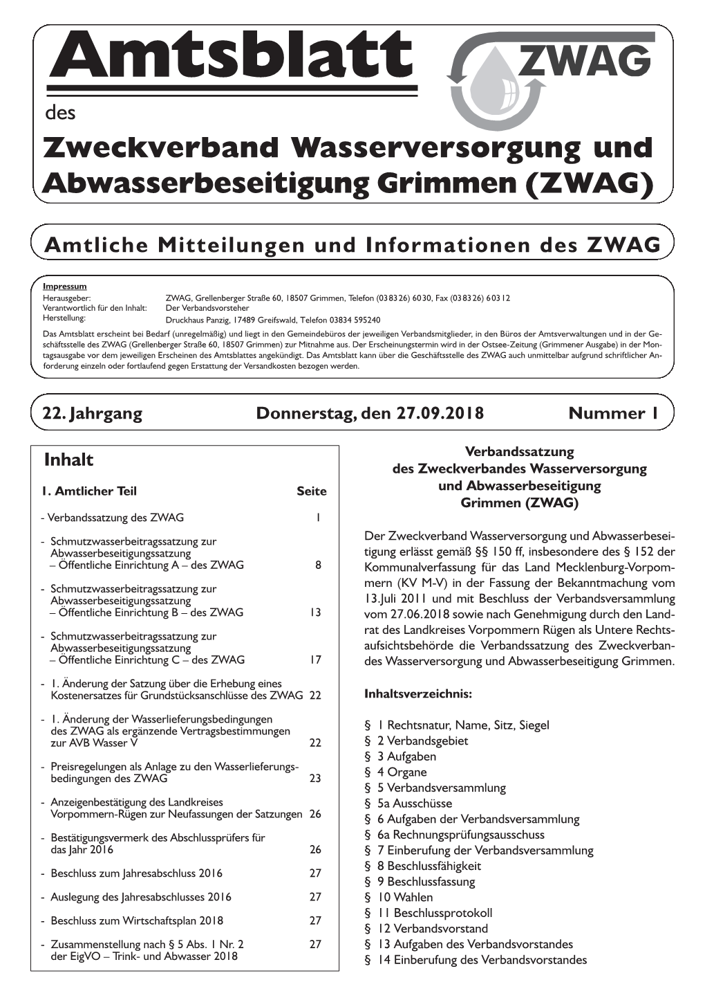 Amtsblatt 27.09.2018