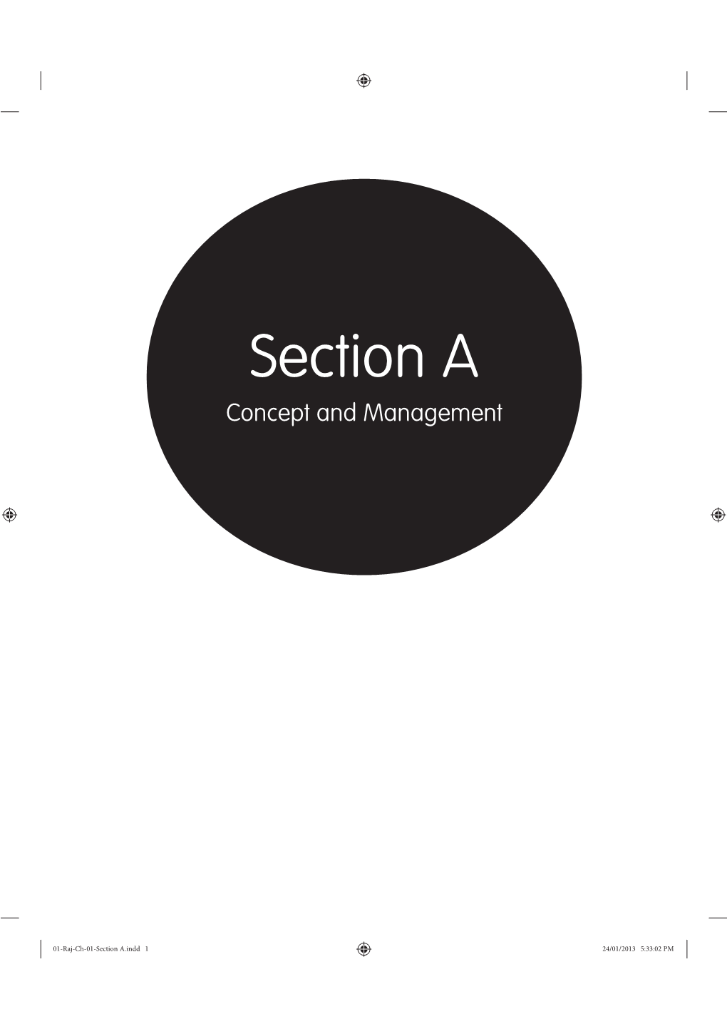 Section a Concept and Management