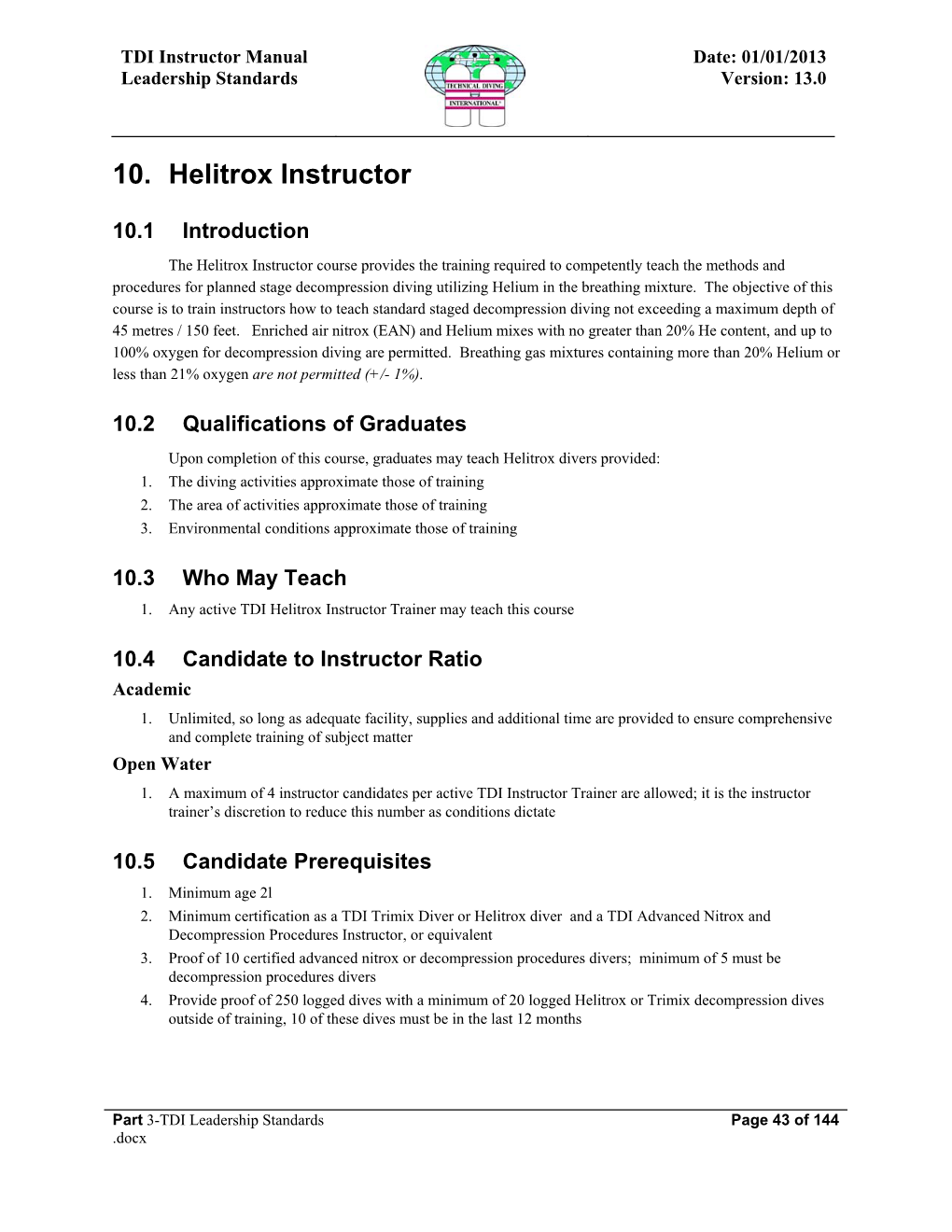 10. Helitrox Instructor