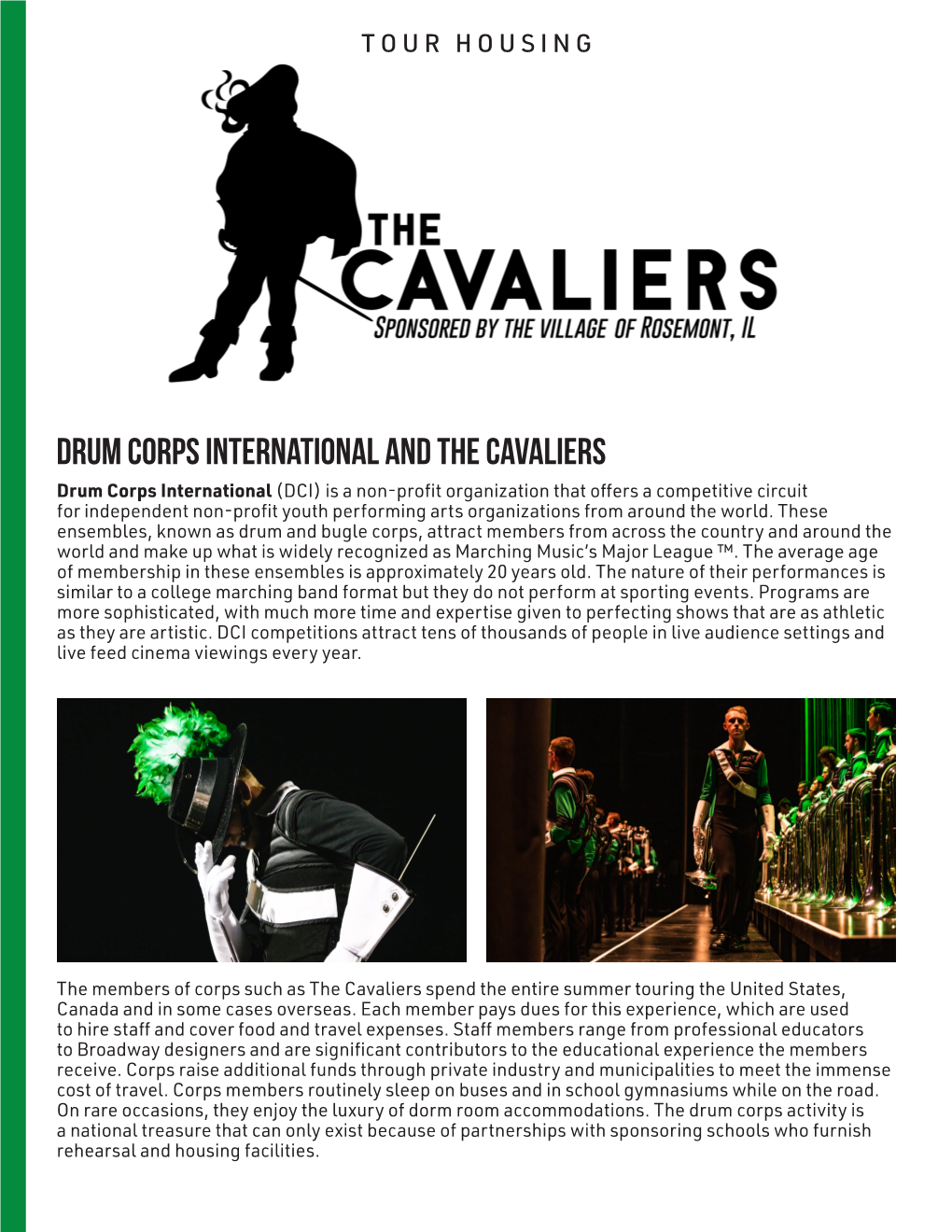 Drum Corps International and the Cavaliers