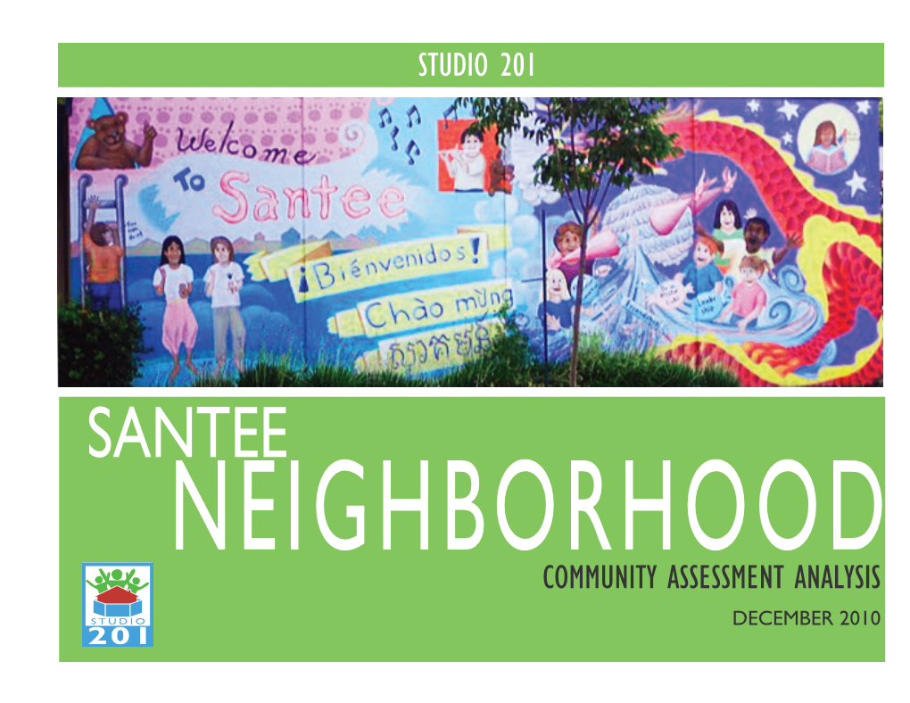 Santee Neighborhood Community Assessment Analysis