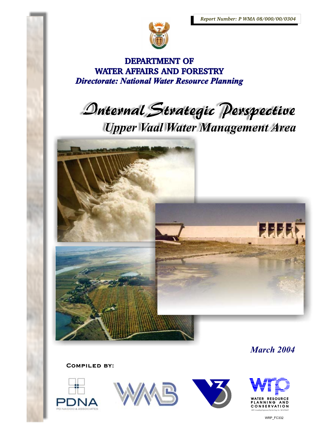 UPPER VAAL WATER MANAGEMENT AREA (WMA No 8)