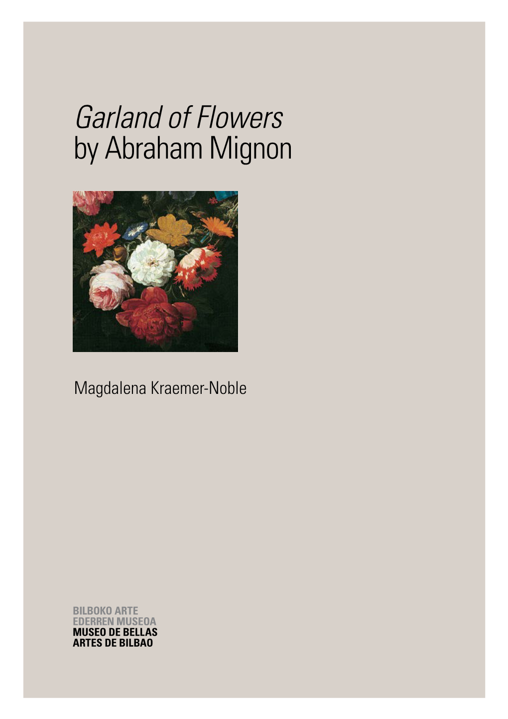 Garland of Flowers by Abraham Mignon