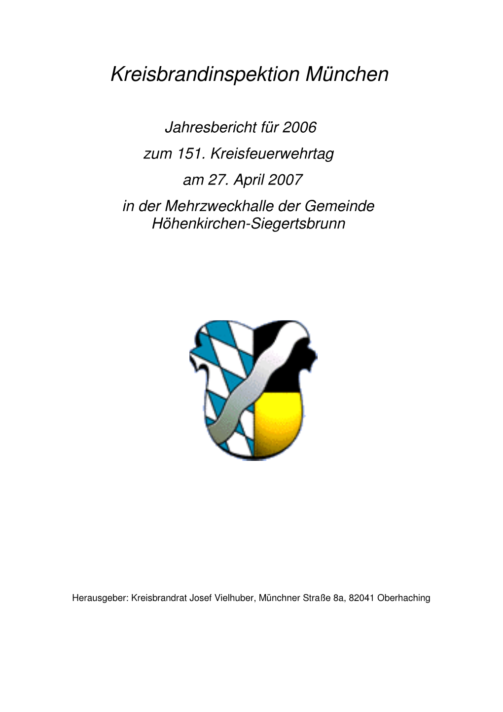 Jahresbericht Für Das Jahr 2006