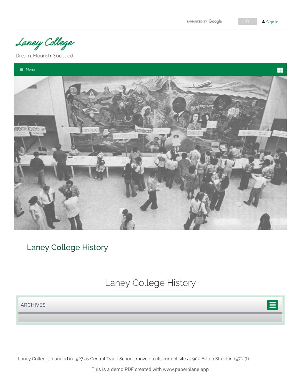 Laney College History