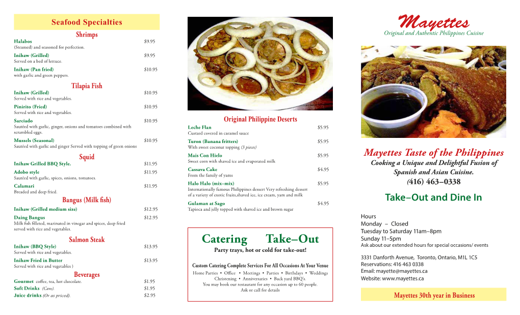 Mayettes Shrimps Original and Authentic Philippines Cuisine Halabos $9.95 (Steamed) and Seasoned for Perfection