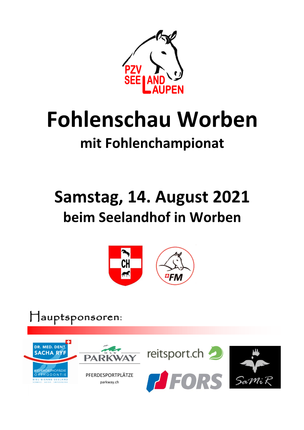 Fohlenschau Worben Mit Fohlenchampionat