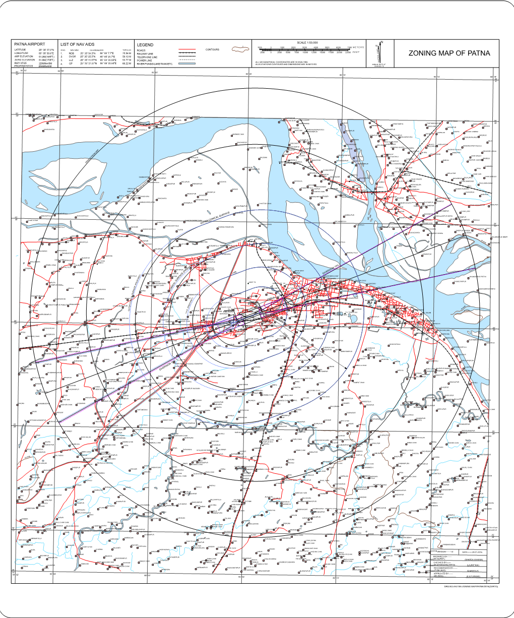 Zoning Map of Patna Telephone Line 2