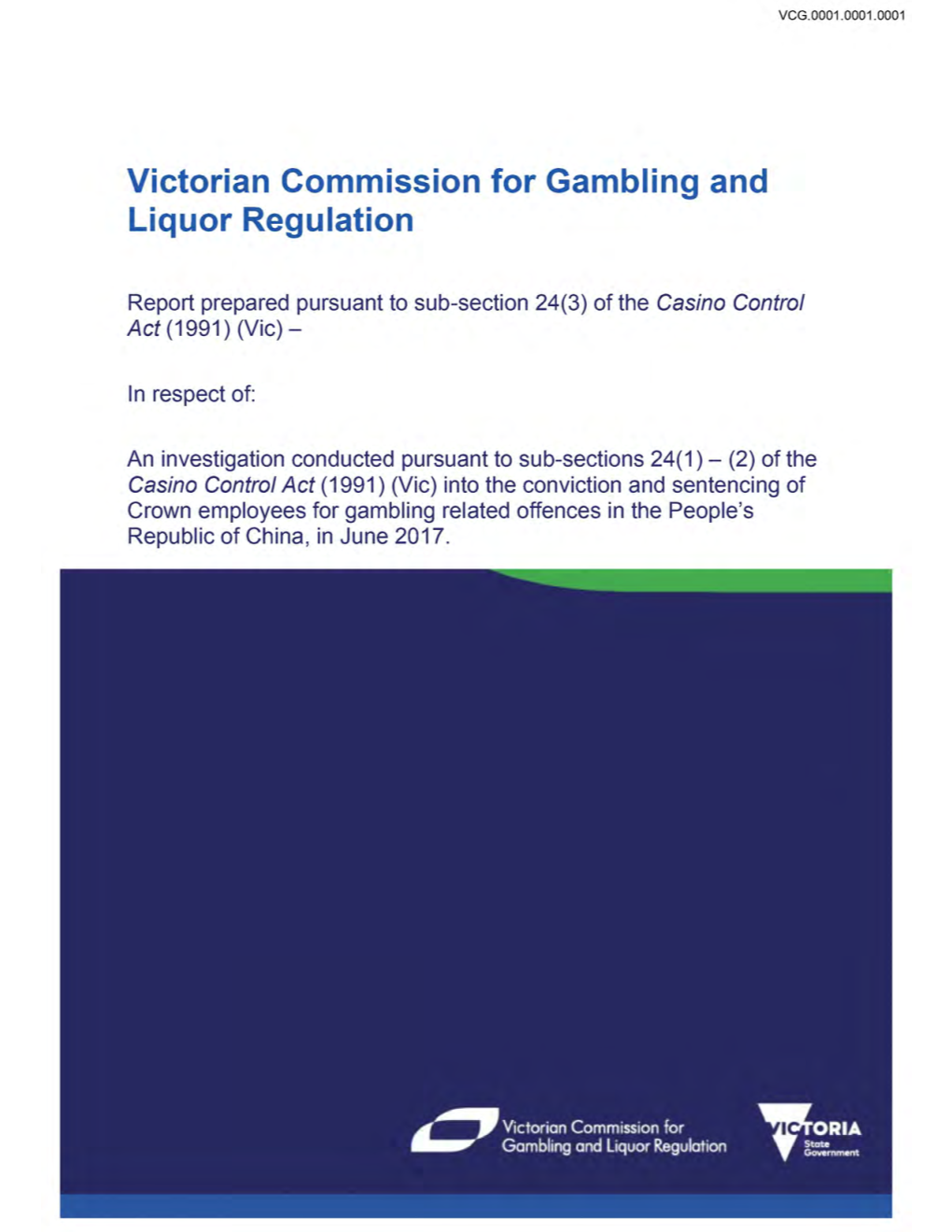 Victorian Commission for Gambling and Liquor Regulation