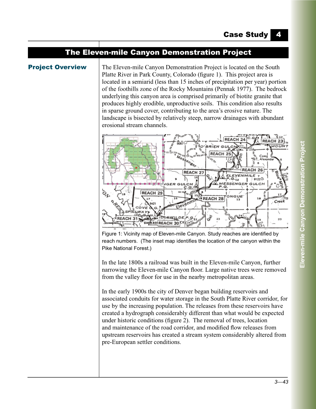 Eleven-Mile Canyon Demonstration Project