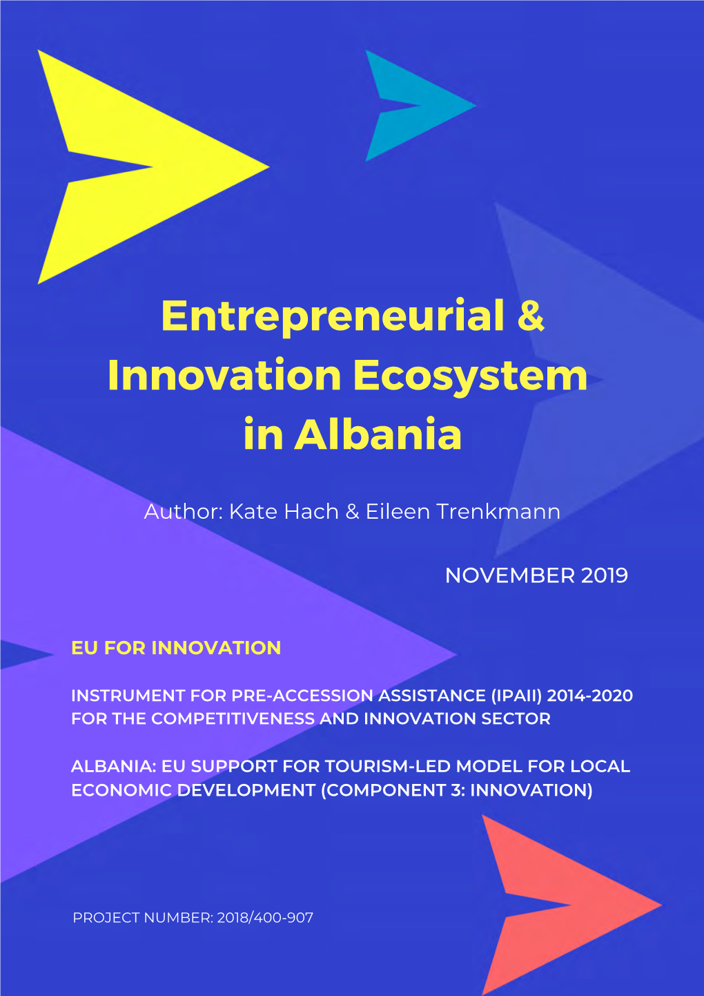 Entrepreneurial& Innovationecosystem Inalbania