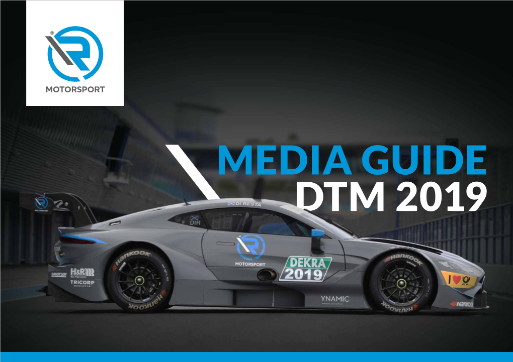 Media Guide Dtm 2019 Emotion Passion Vision 03 Inhalt