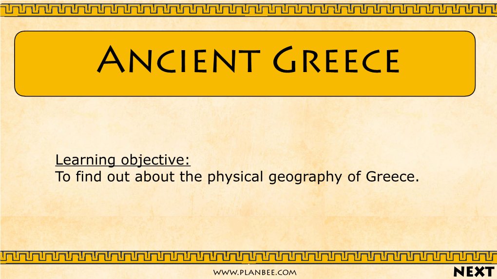 Ancient Greece Geography Slide1