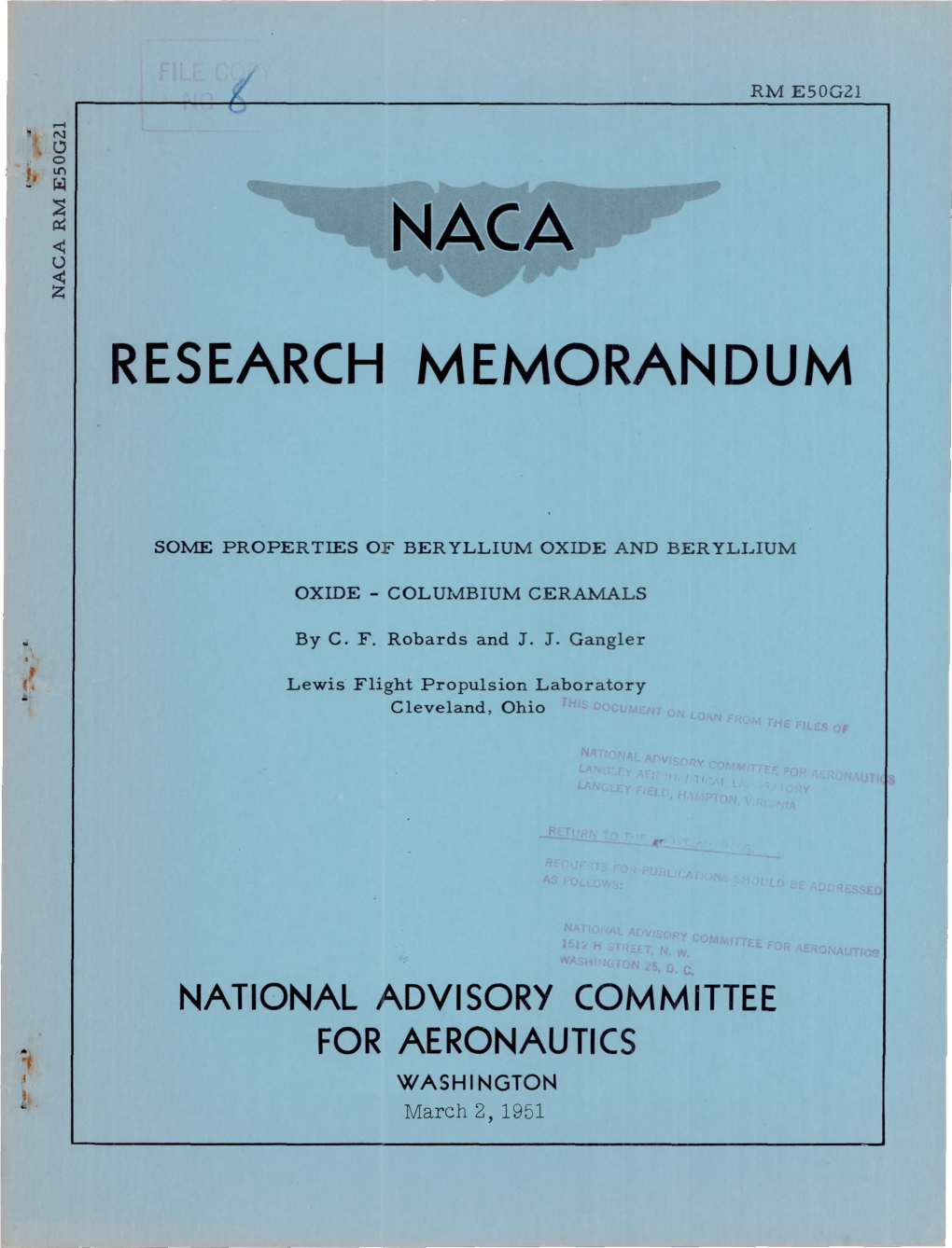 Research Memorandum