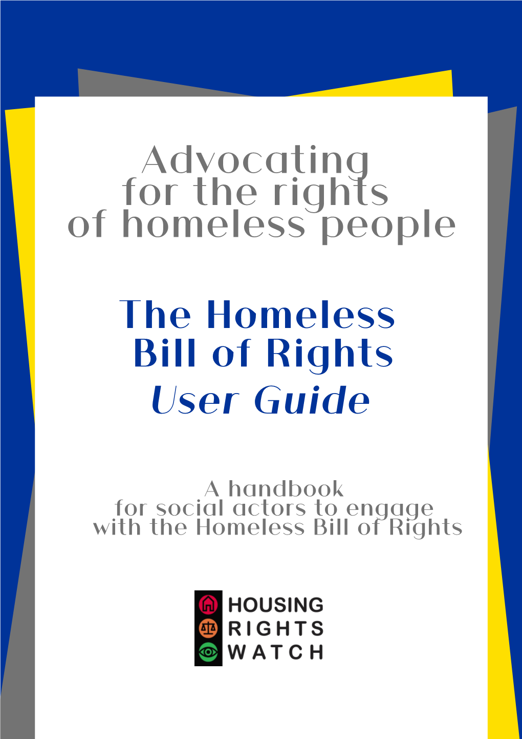 Homeless Bill Fo Rights