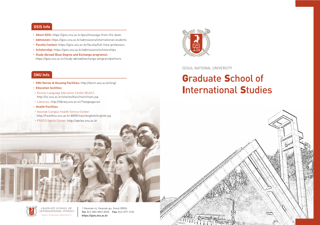 Graduate School of International Studies Global Outreach