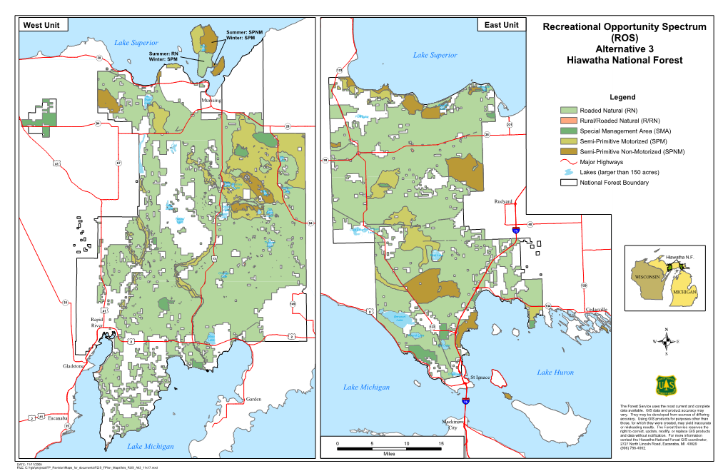 Recreation Opportunity Spectrum