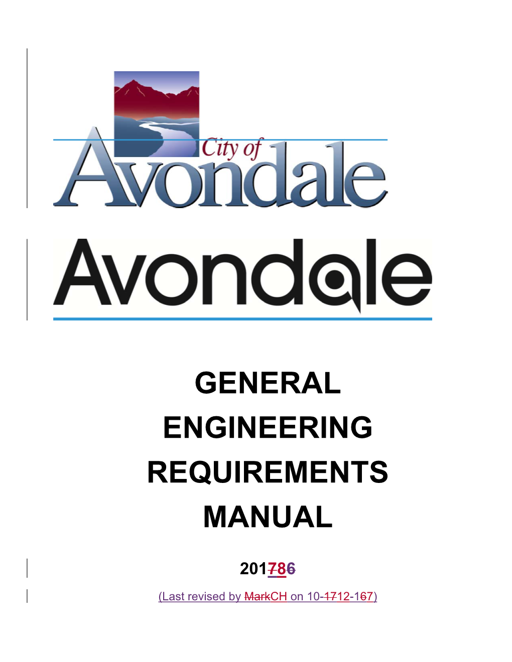 General Engineering Requirements Manual