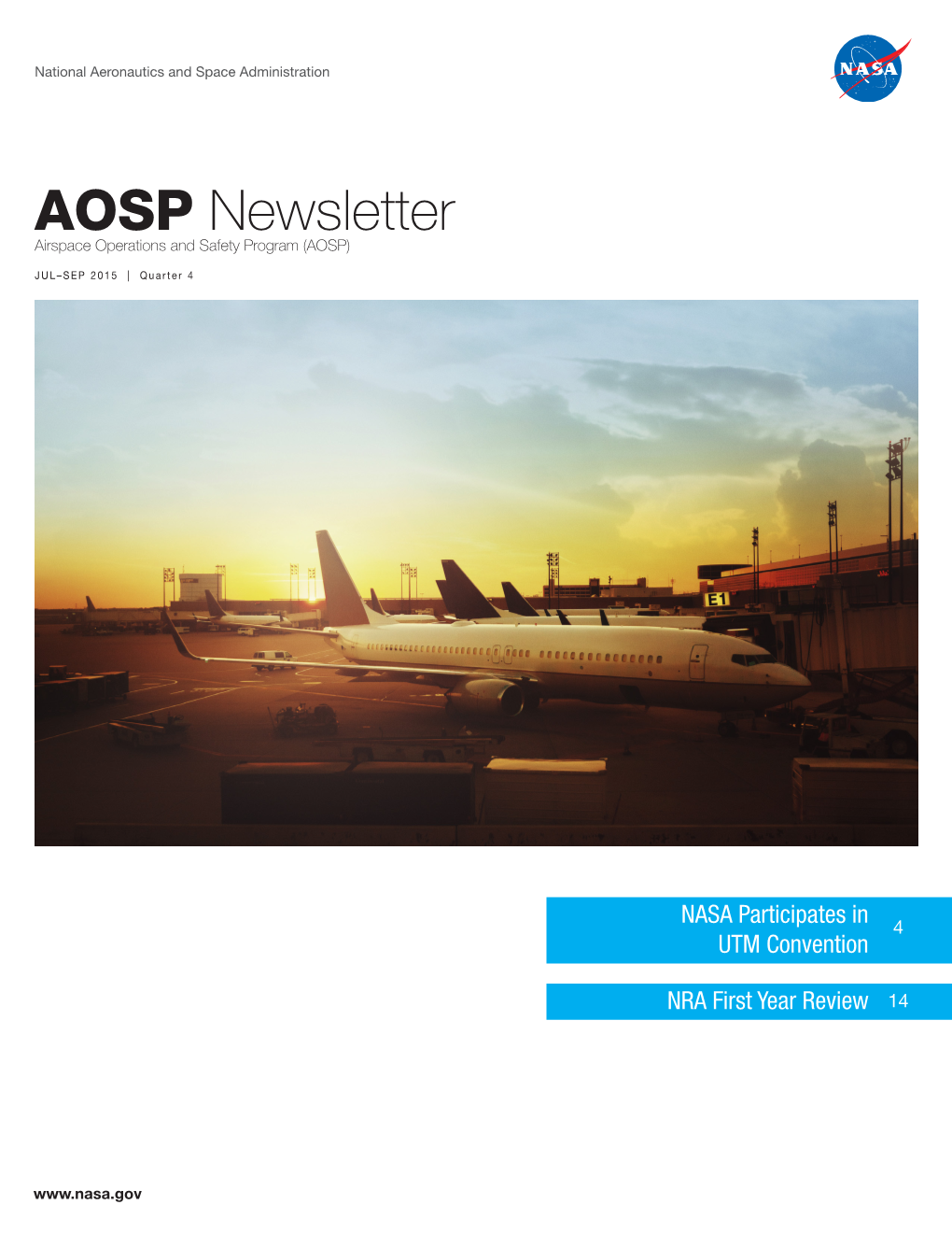 (AOSP) Newsletter, Q4, Jul-Sep 2015