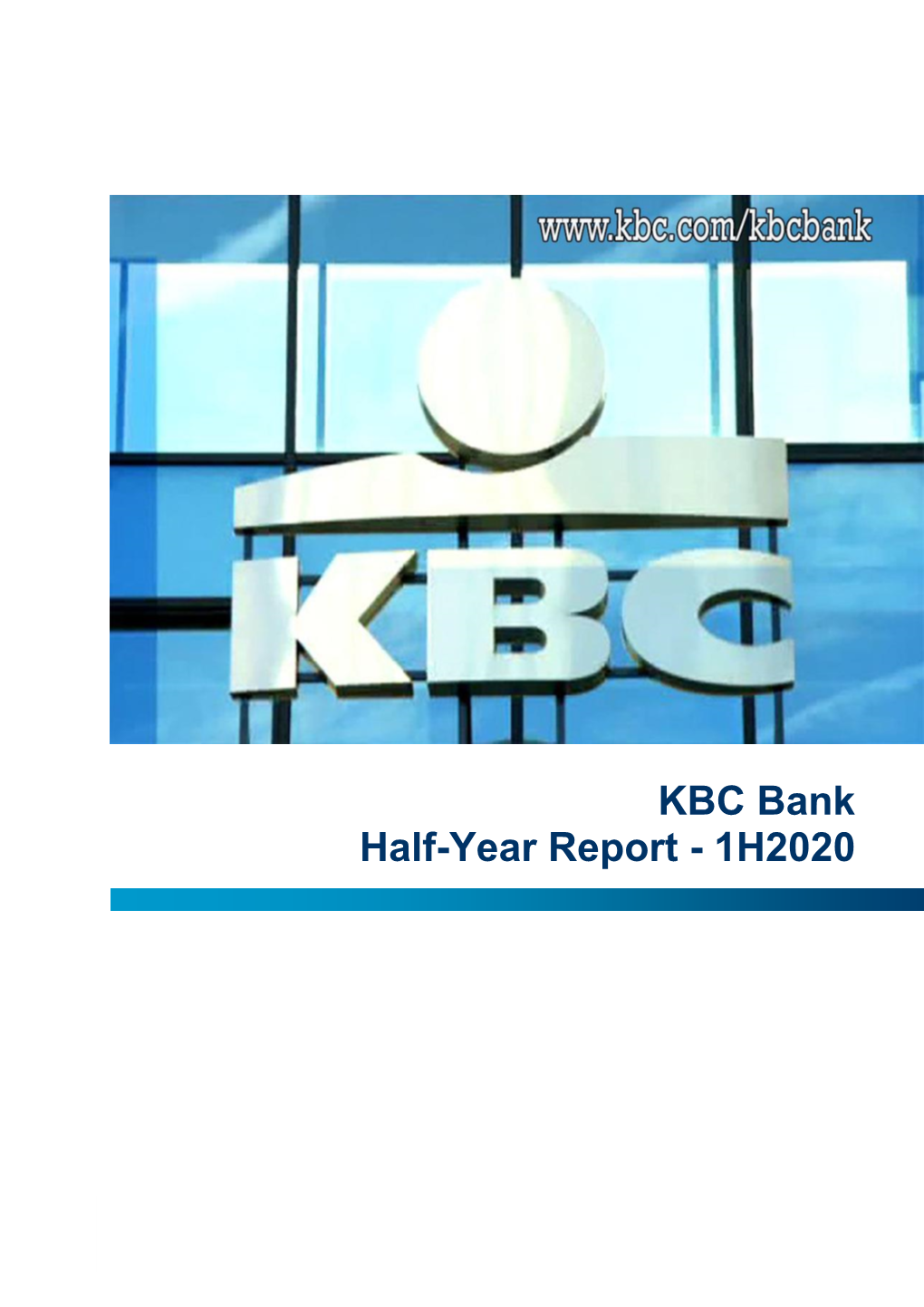 KBC Bank Half-Year Report