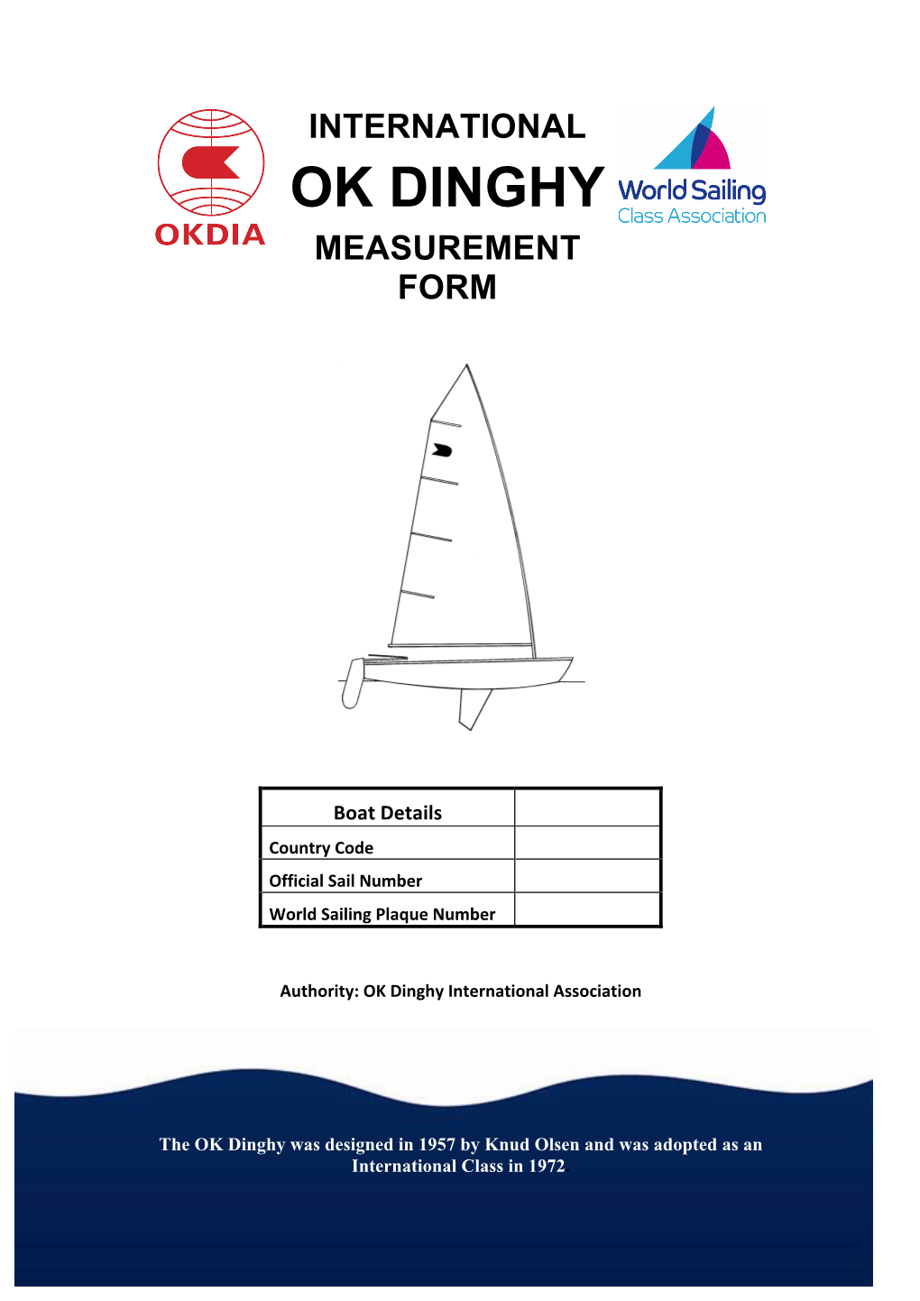 Ok Dinghy Measurement