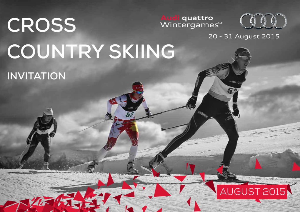 Cross Country Skiing, Curling, Freesking and Snowboarding Taking Place at Venues Across the Otago Region of New Zealand’S South Island