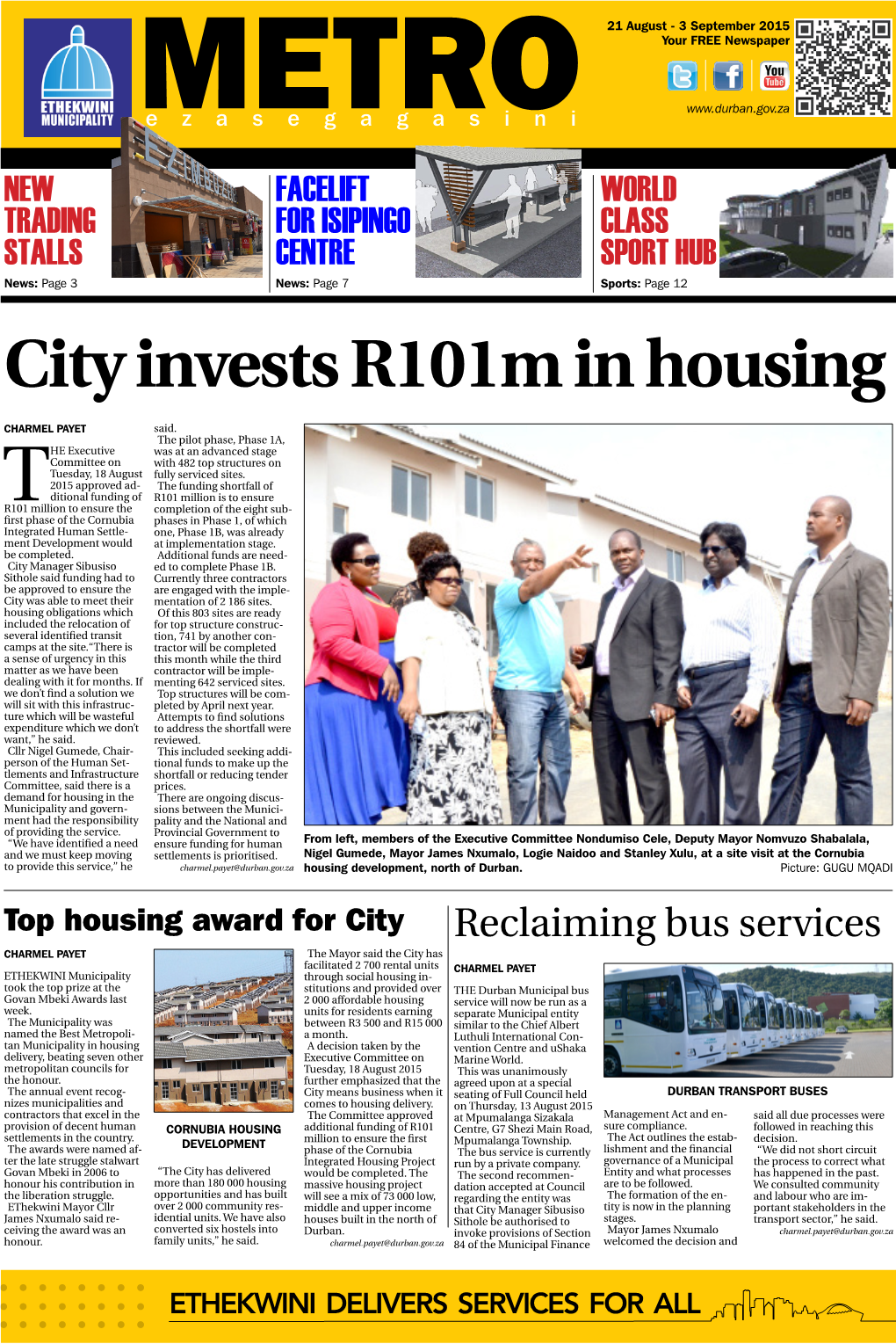 City Invests R101m in Housing