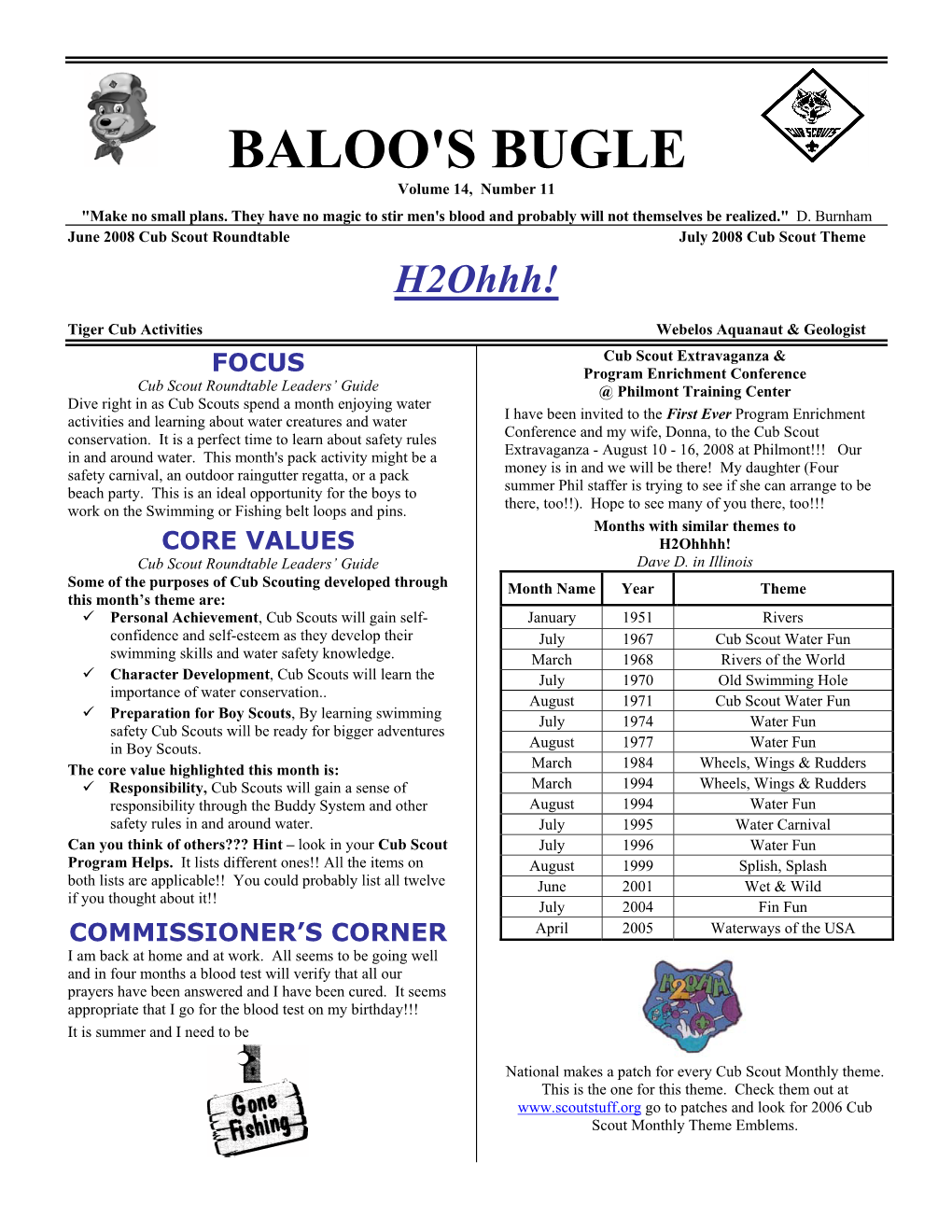 BALOO's BUGLE Volume 14, Number 11 