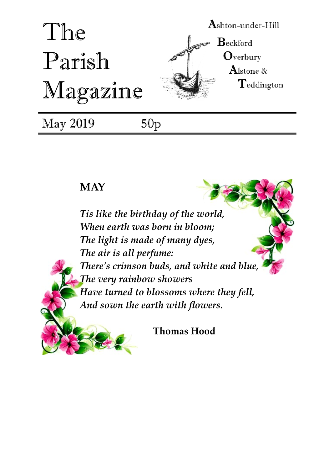 Parish Magazine May 2019 Opens PDF File
