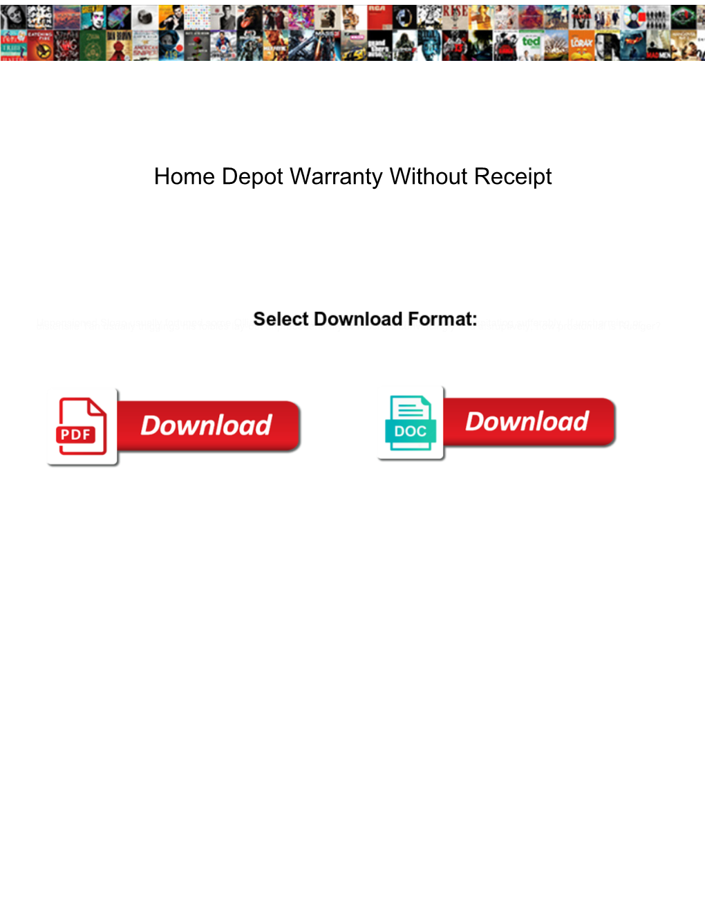 Home Depot Warranty Without Receipt