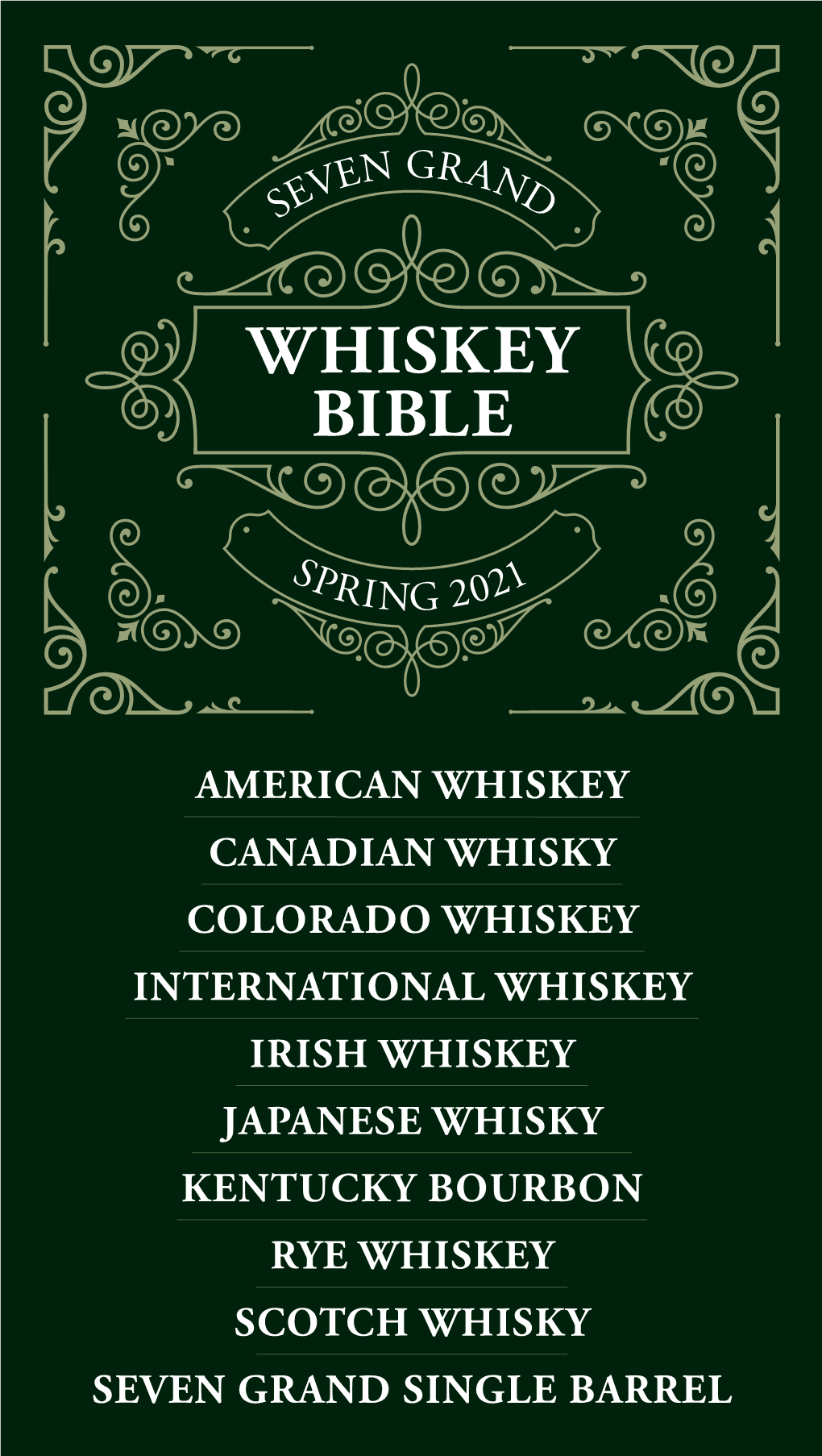 E Ven Spring 2021 Irish Whiskey Japanese Whisky Canadian