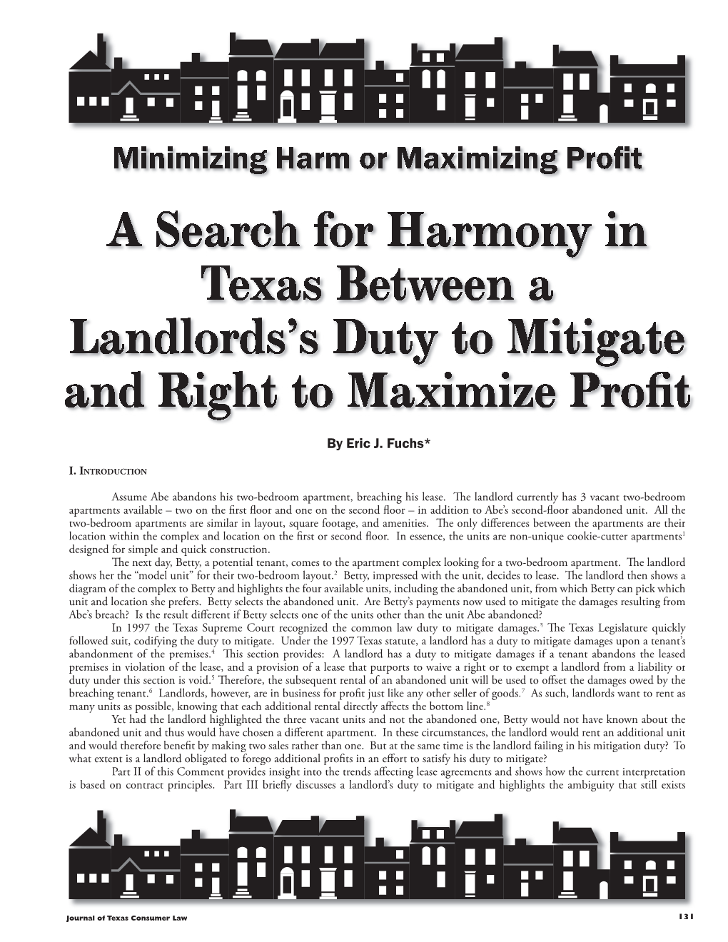 Landlord Duty to Mitigate