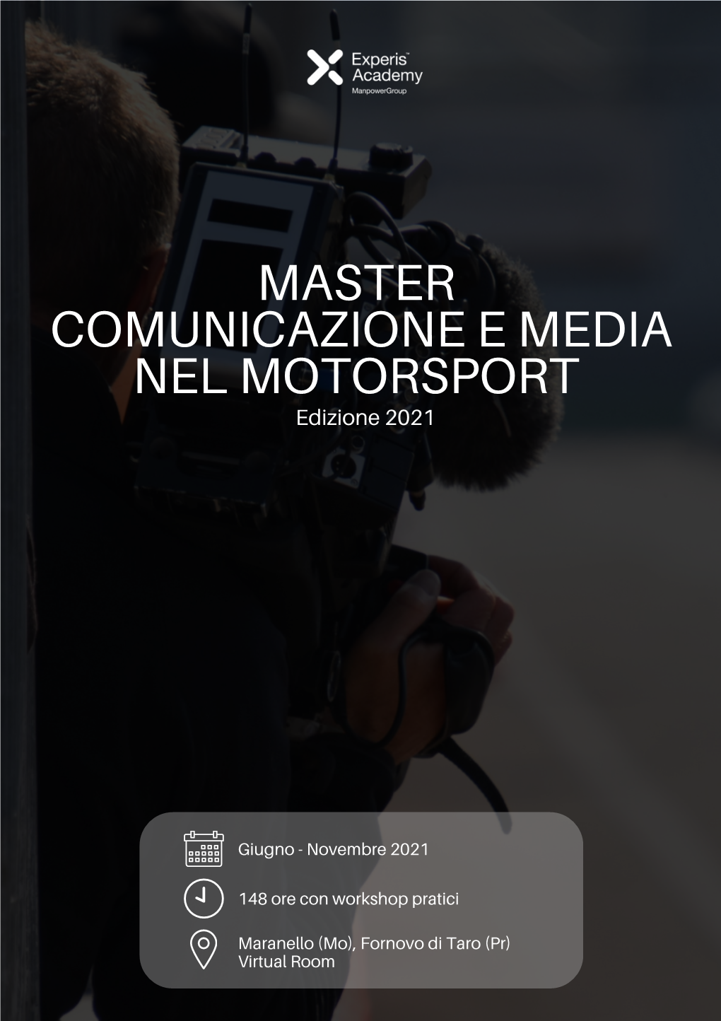 MASTER COMUNICAZIONE E MEDIA NEL MOTORSPORT Edizione 2021